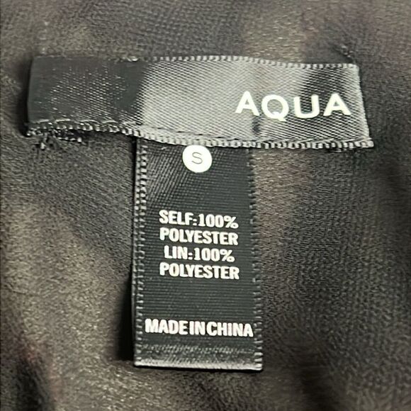 AQUA Dress Womens Small Leopard Animal Print Sleeveless Fit & Flare Cutout Back - Picture 6 of 8